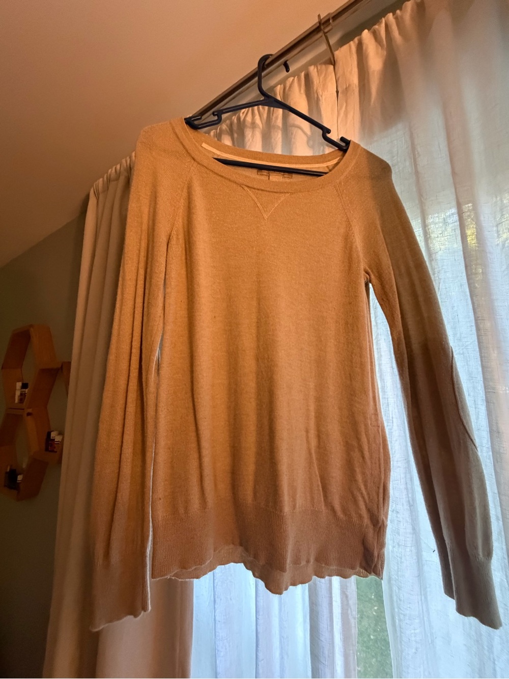 Banana Republic Lightweight Scoopneck Sweater - Tan